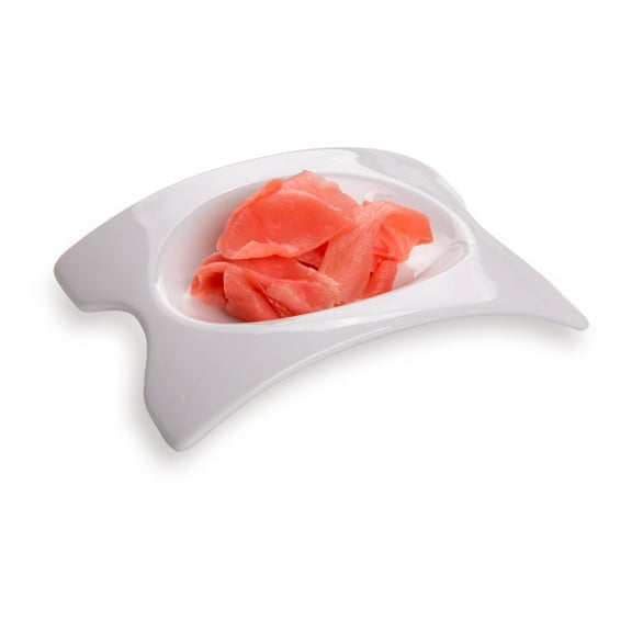 Chef 101 5 oz Oval White Porcelain Mini Oval Casserole Dish - 4" x 2 3/4" x 1 1/2" - 10 count box