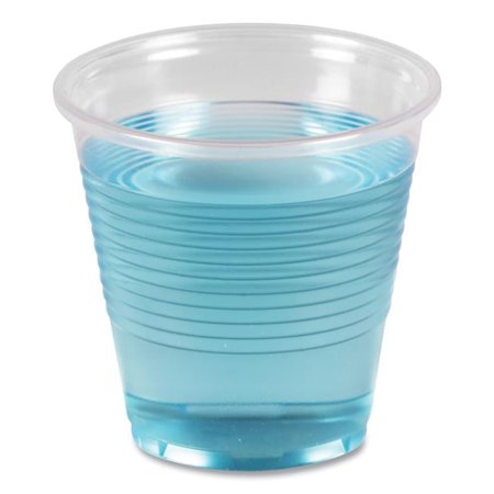 5 oz Plastic Cold Cup, Translucent - 25 Per Cup - 100 Count