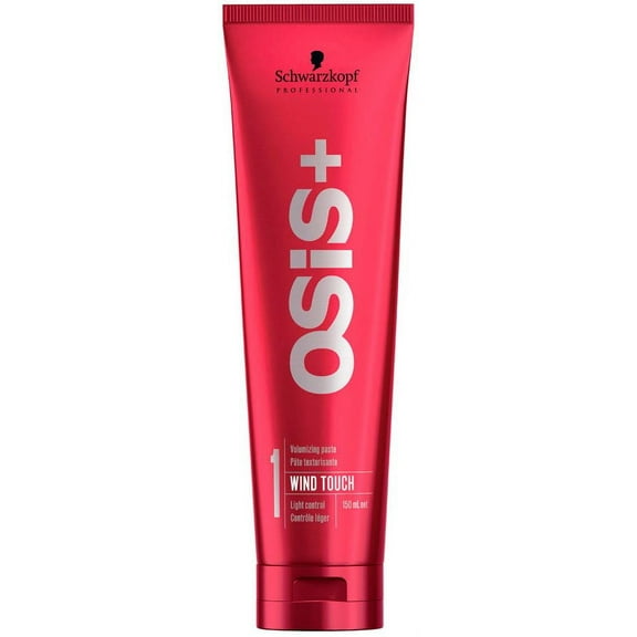 {5 oz} Schwarzkopf Osis+ Wind Touch Light Control Paste w/ SLEEKSHOP Hair Rat Tail Steel Pin Comb for Scalp