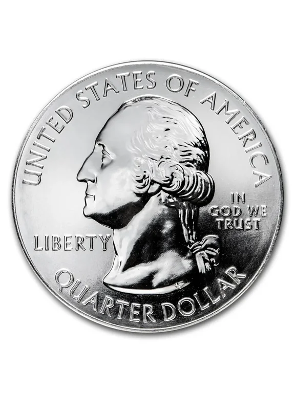 5 oz Silver America the Beautiful (ATB) Coin .999 Fine Silver, BU, Random Year
