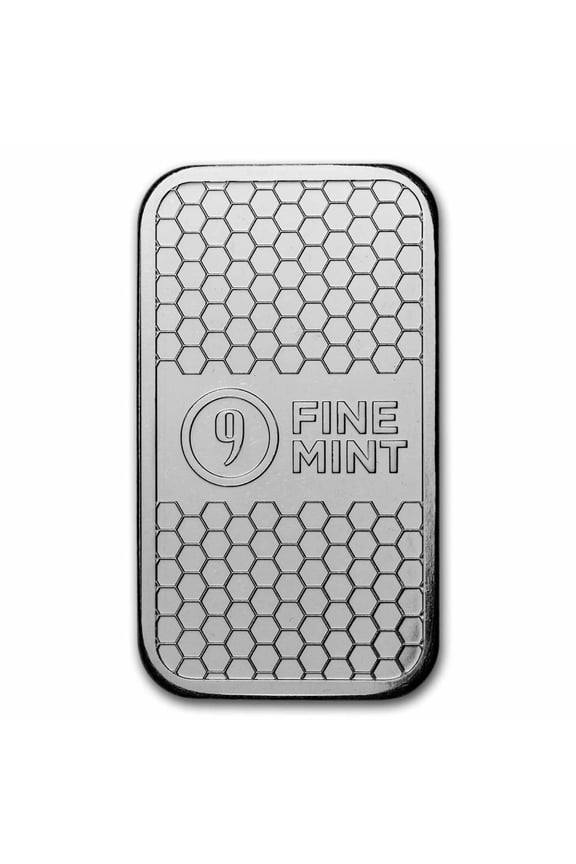 5 oz Silver Bar - 9Fine Mint