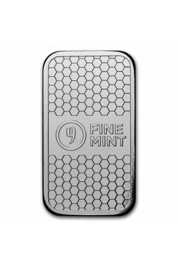 5 oz Silver Bar - 9Fine Mint