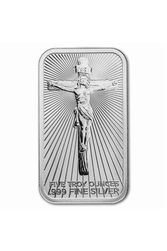 5 oz Silver Bar - Jesus
