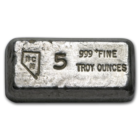 5 oz Silver Bar - Nevada Coin Mart Ingot