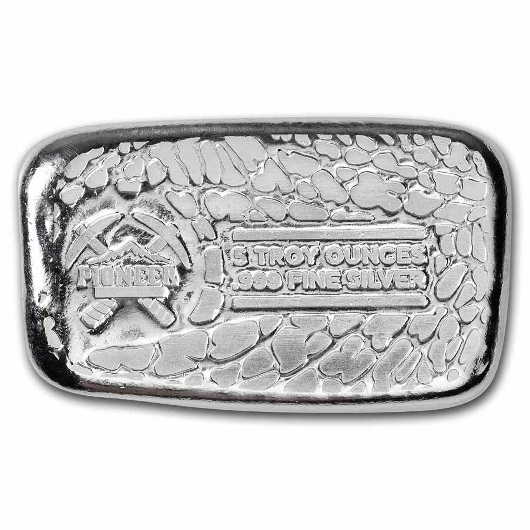5 oz Pure Silver Bar - Pioneer Metals - Walmart - Walmart.com