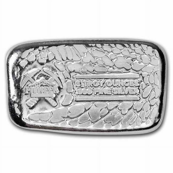5 oz Silver Bar - Pioneer Metals