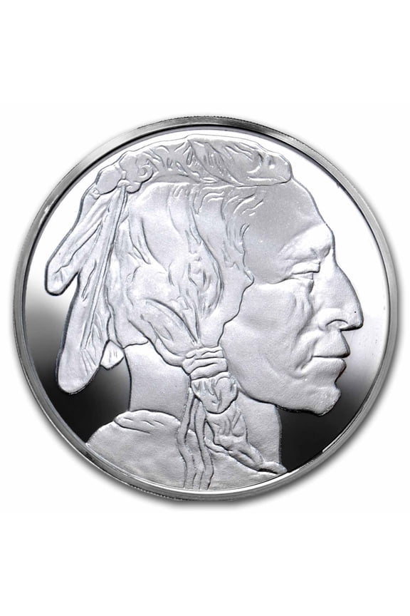 5 oz Silver Round - Buffalo