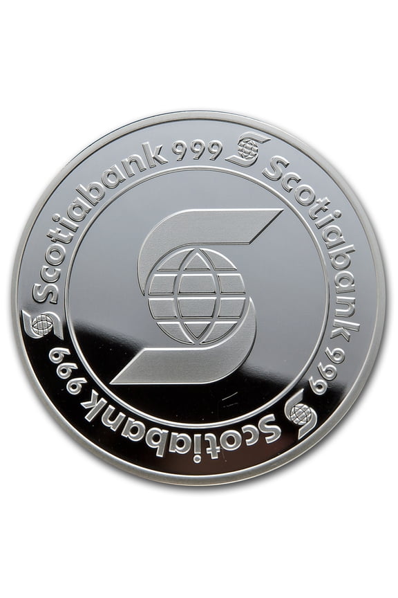 5 oz Silver Round - Scotiabank (w/Capsule)