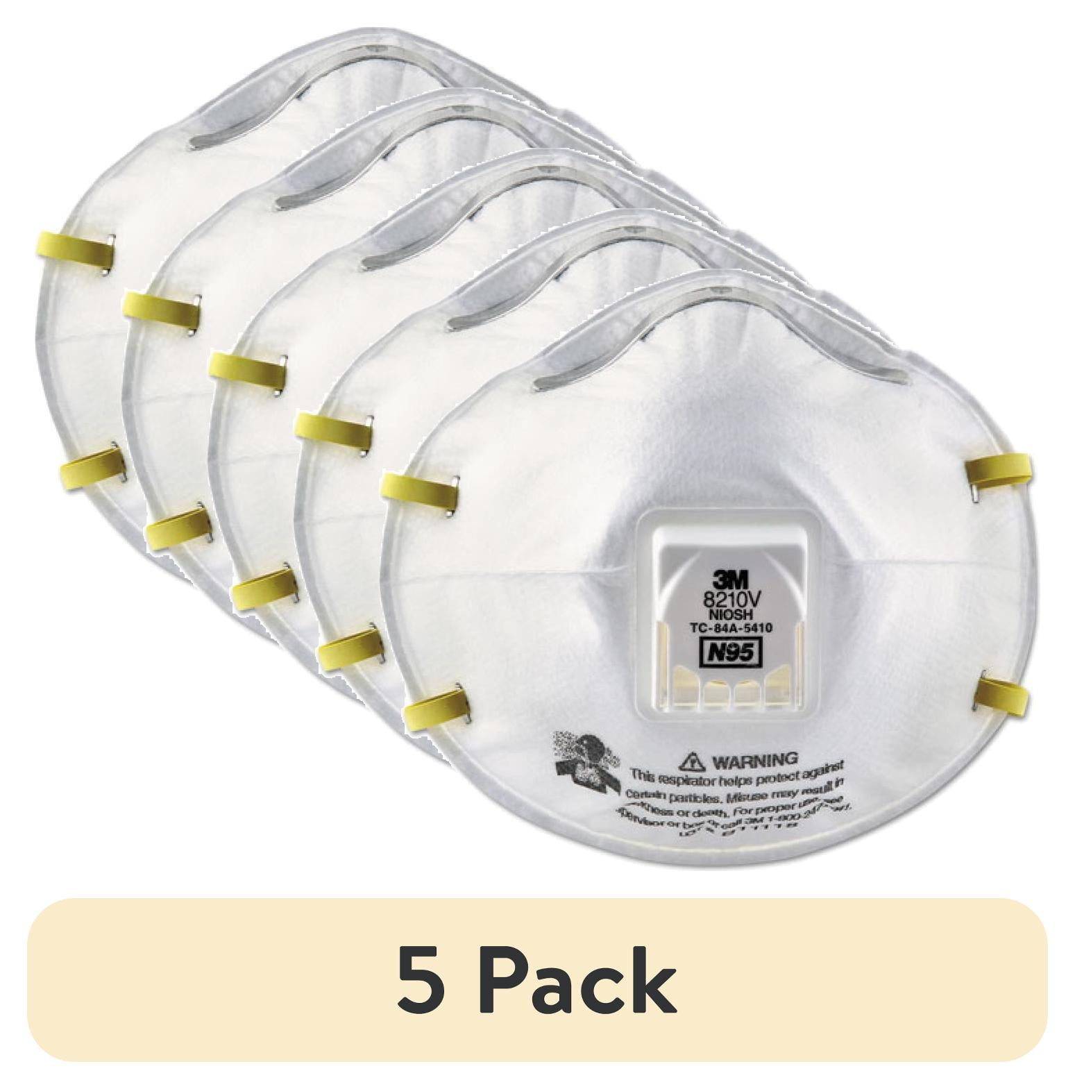 3M™ 8210V N95 Disposable Particulate Respirator, 10