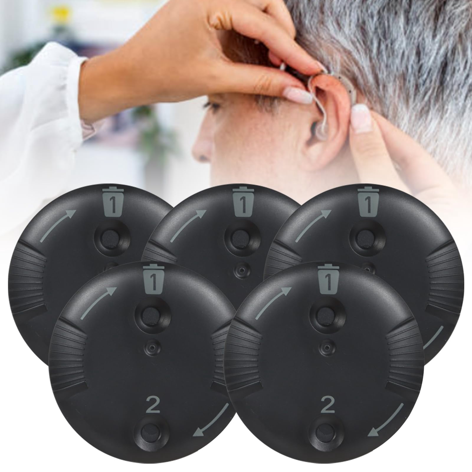 5 pack/40 pcs Audisaisi Cerushield Disk v2.0 098-0445 for phonak ...