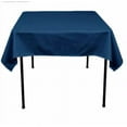 thumbnail image 1 of 5 pack 54" x 54" Square Overlay Tablecloth 100% polyester Wholesale Wedding", Navy Blue, 1 of 1
