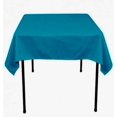thumbnail image 1 of 5 pack 54" x 54" Square Overlay Tablecloth 100% polyester Wholesale Wedding", Turquoise, 1 of 1
