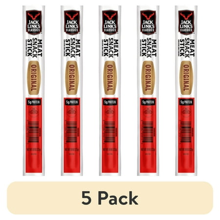 (5 pack) .8oz Jack Link's Classics Original Beef and Pork Snack Stick's 1/1 Count