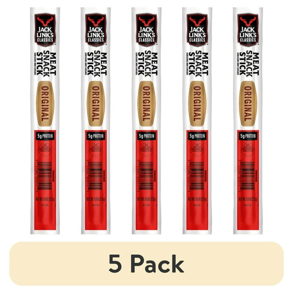 (5 pack) .8oz Jack Link's Classics Original Beef and Pork Snack Stick's 1/1 Count