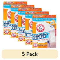 (5 pack) ARM & HAMMER Baking Soda Fridge-n-Freezer Odor Absorber, 14 oz Box