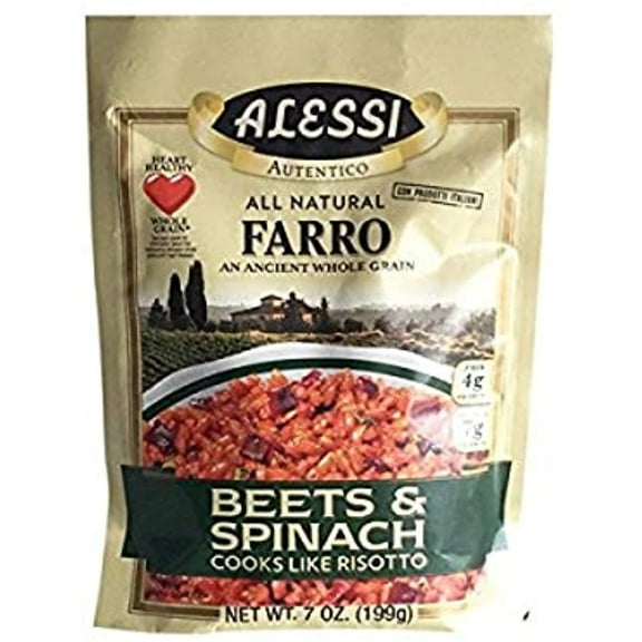 (5 pack) Alessi Farro With Beets, 7 Oz
