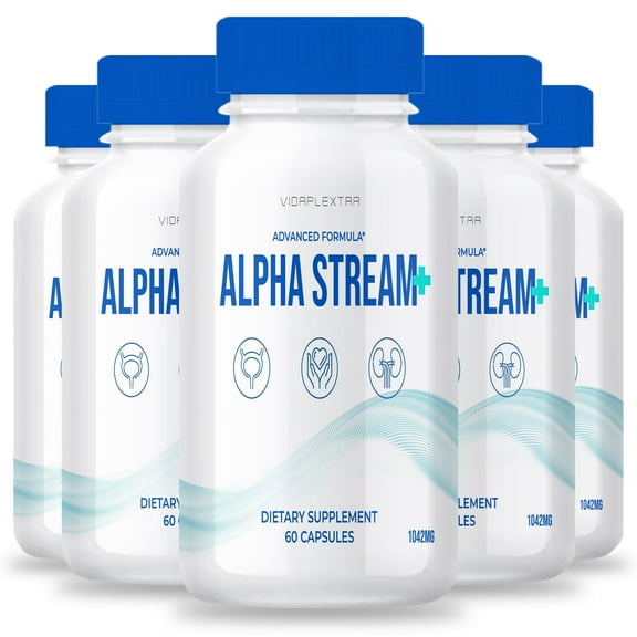 (5 pack) Alpha Stream+ Capsules - AlphaStream+ Capsules