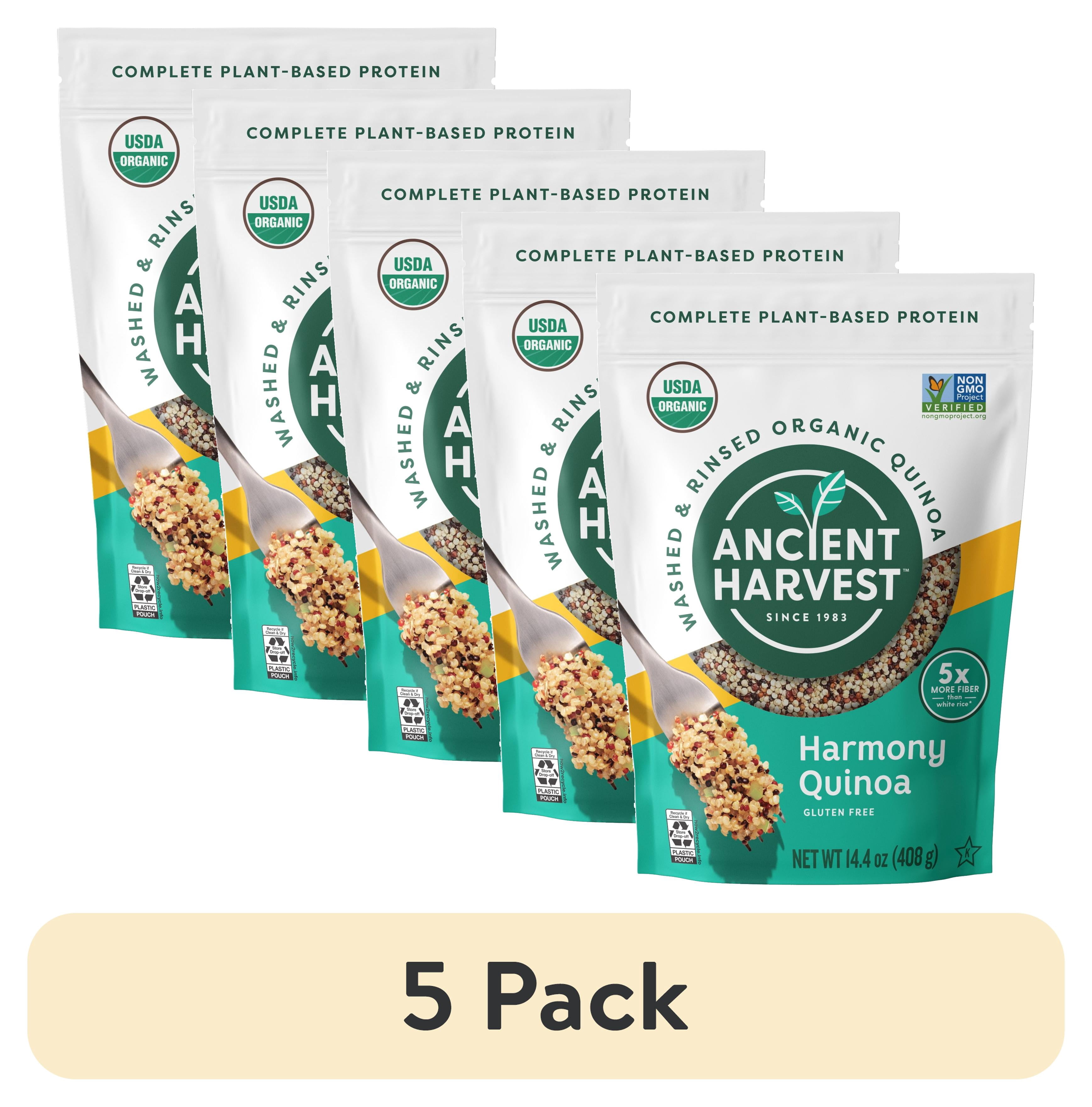5 pack) Ancient Harvest Organic Harmony Quinoa, 14.4 oz Bag
