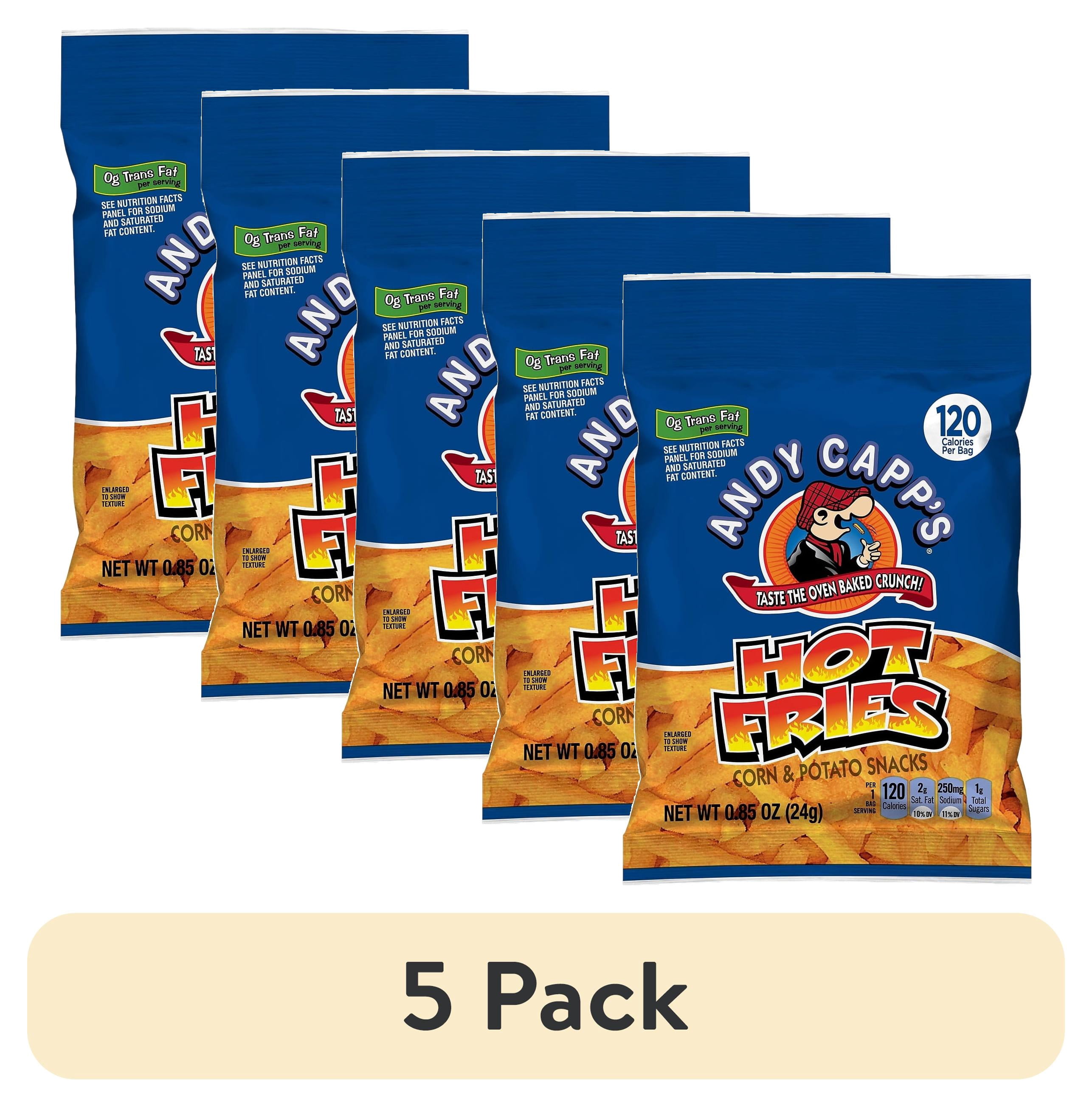 (5 pack) Andy Capps Hot Fries .85 oz, 72 Count - Walmart.com