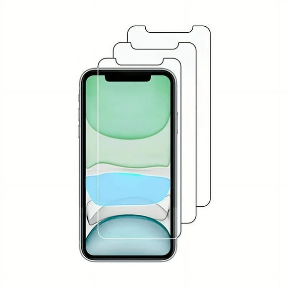 5-pack Apple iPhone 11/12/13/14/15/16 Pro Max Plus X/XS/XR/16E series tempered glass film Ultra HD 9H hardness Anti-scratch, drop-resistant and dust-proof Easy to install mobile phone screen protector