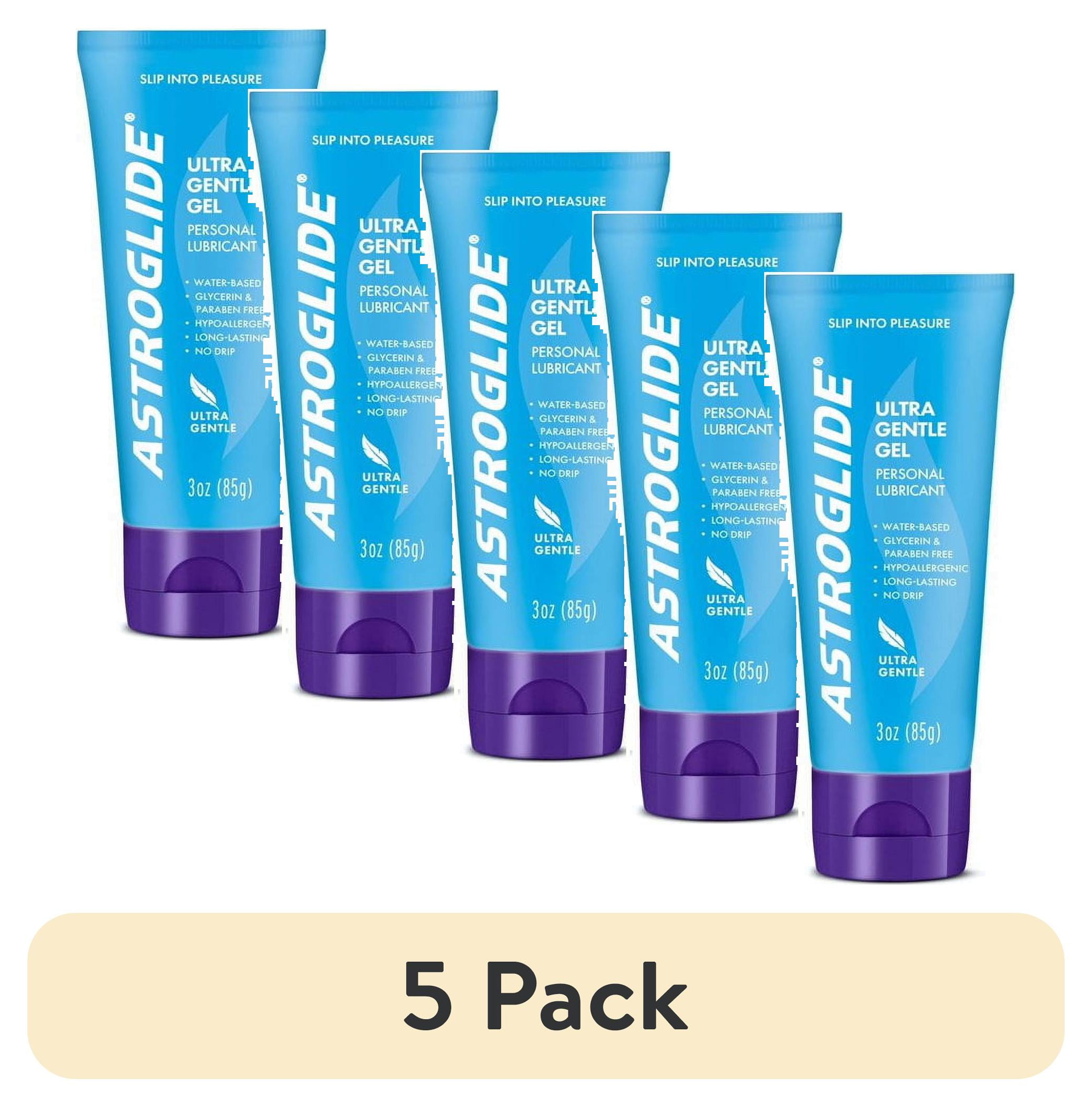 5 pack) Astroglide Personal Lubricant Sensitive Skin Ultra Gentle Gel - 3  oz - Walmart.com