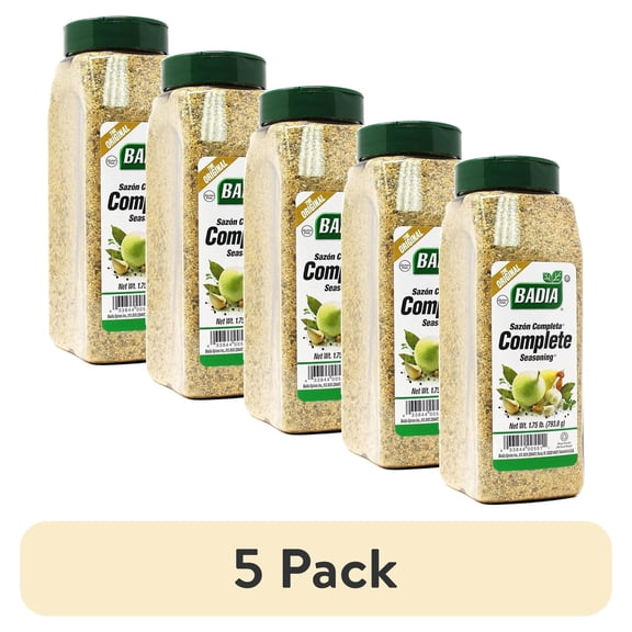 (5 pack) Badia Complete Seasoning, The Original Sazon Completa, 1.75 lb Bottle