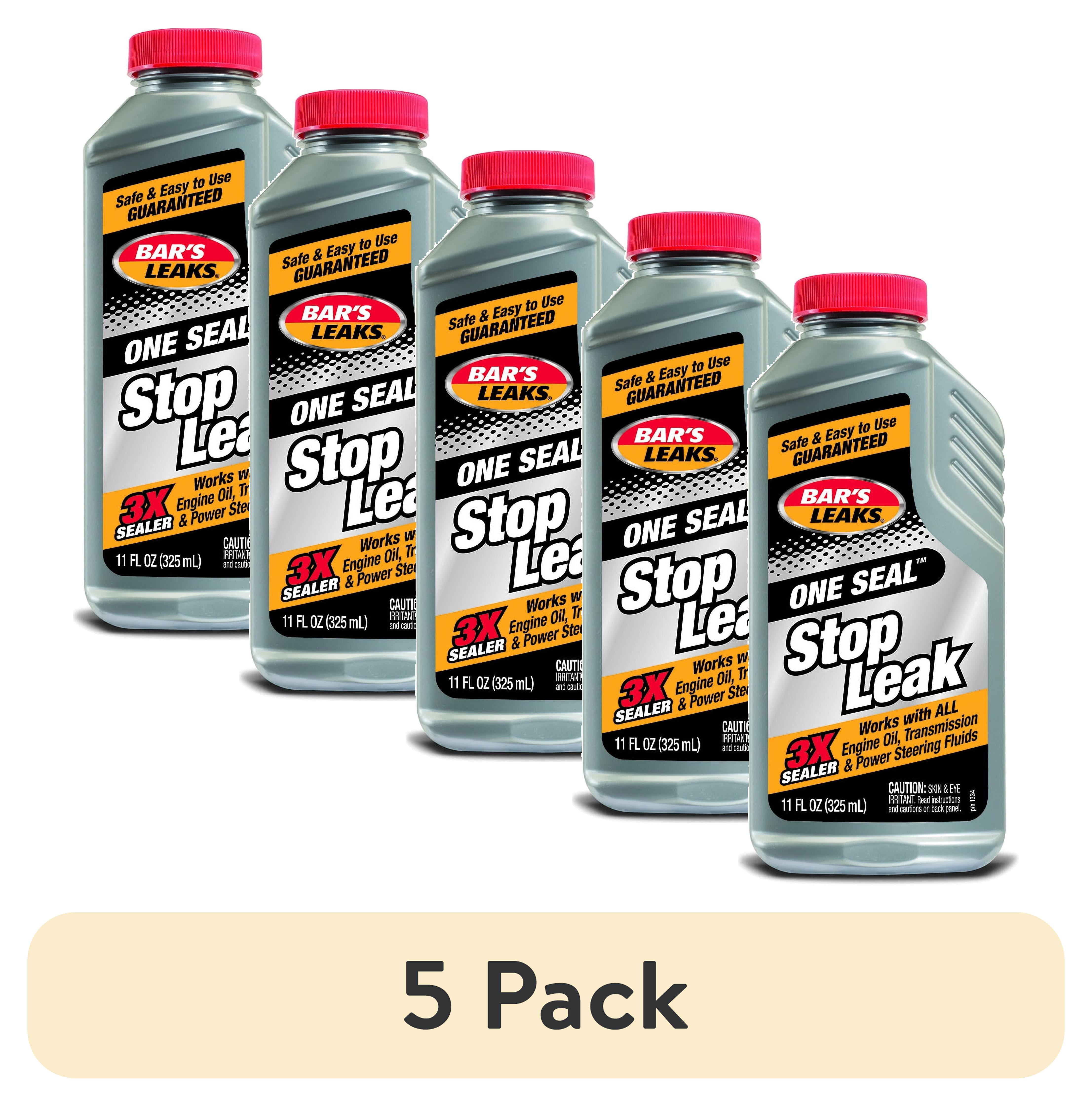(5 pack) Bar's Leaks 1334 One Seal Stop Leak Automotive Additive, 11 oz