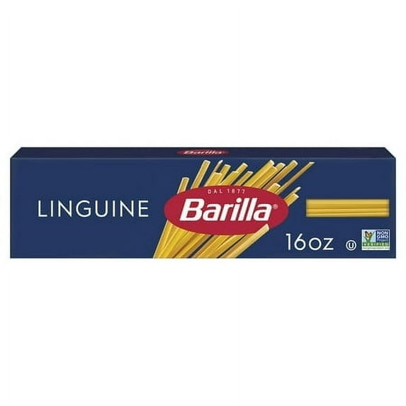 (5 pack) Barilla Classic Non-GMO, Kosher Certified Linguine Pasta, 16 oz
