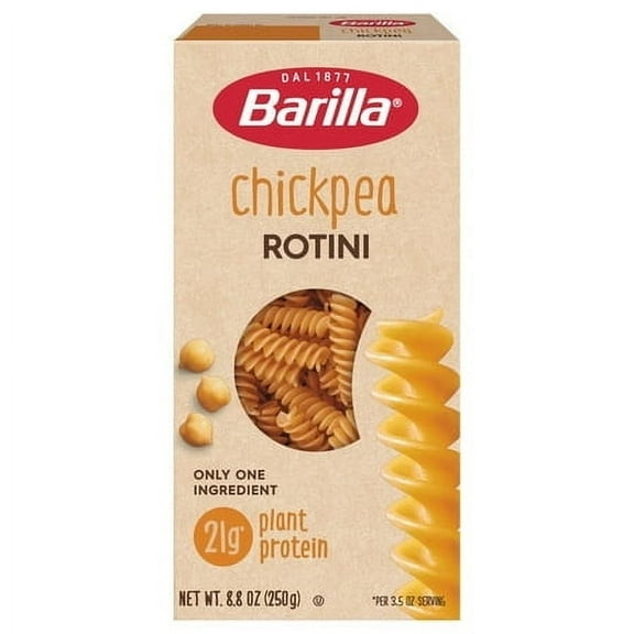 (5 pack) Barilla Gluten Free Chickpea Rotini Pasta, 8.8 oz