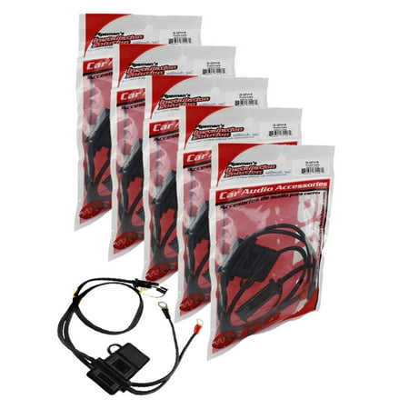 5 pack Battery Ring Terminal Harness 12V 2-Pin Quick Disconnect Plug Pipemans IS-QFH18