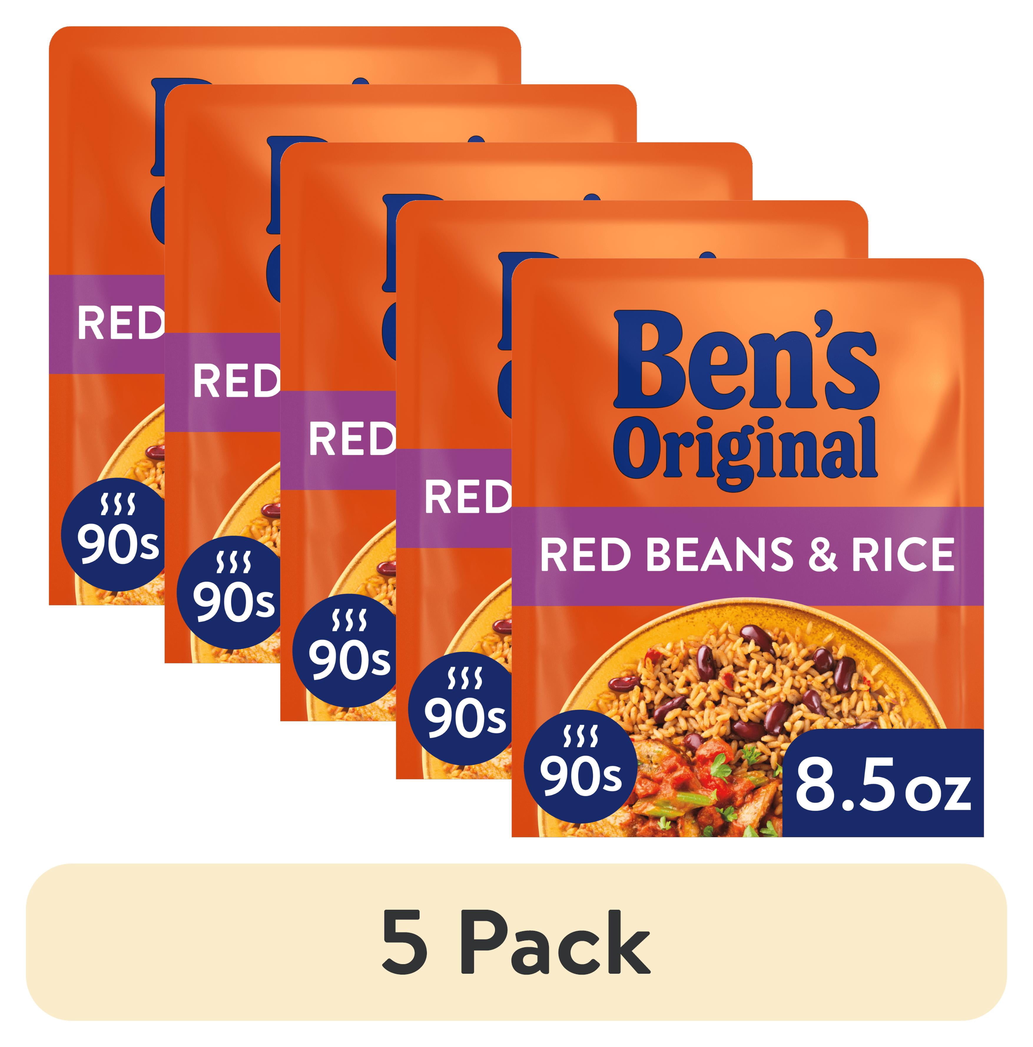 (5 pack) Ben's Original™ Ready Rice™, Red Beans & Rice, 8.5 oz. pouch