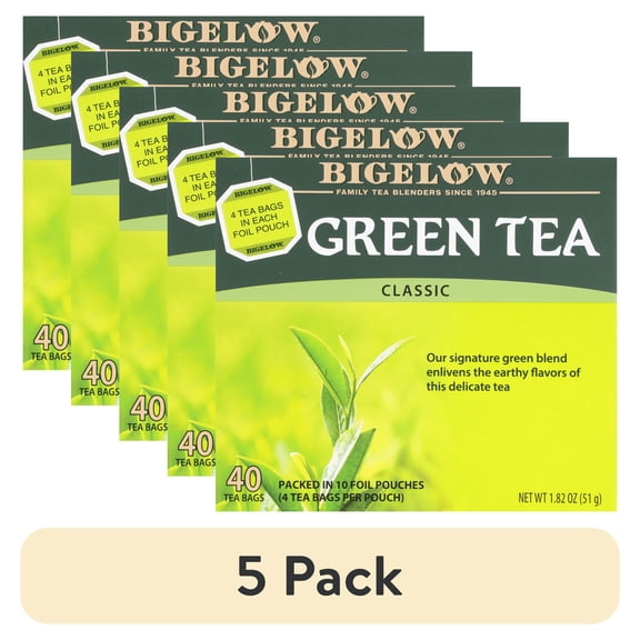 (2 pack) Bigelow Classic Green Tea, Tea Bags, 40 Ct