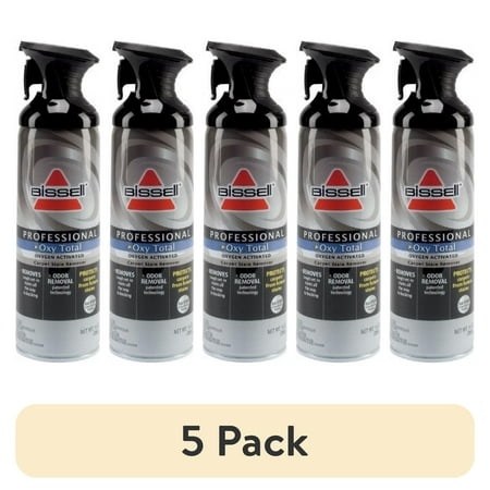 (5 pack) Bissell Professional Commercial Carpet Stain Remover Spray Bottle, Fresh, 14 fl oz