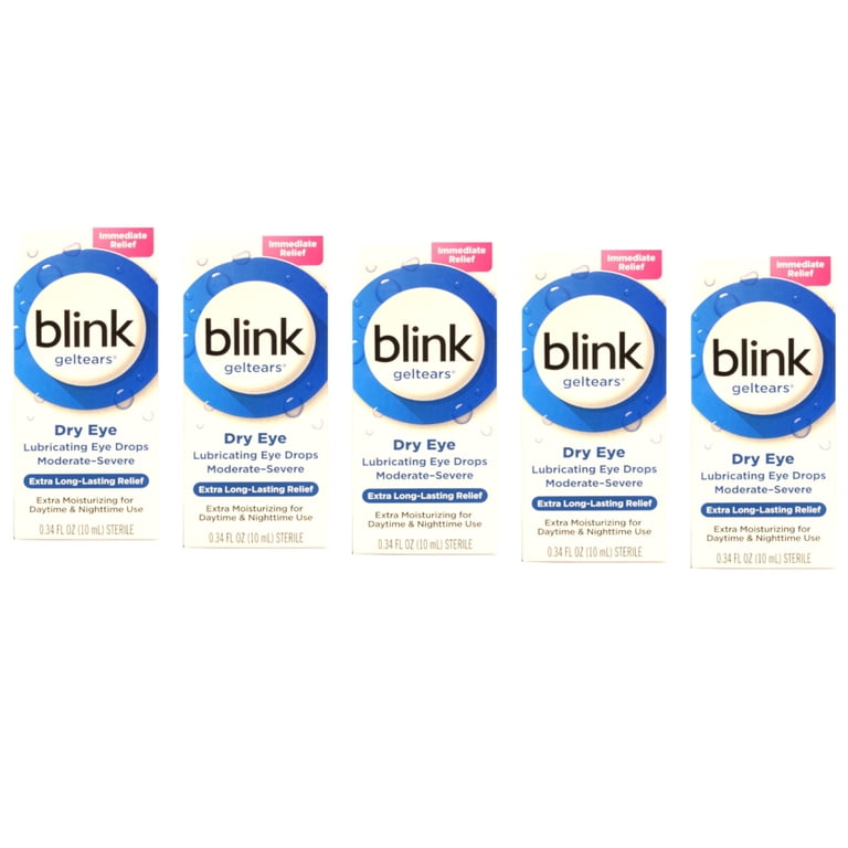 amo blink gel tears lubricating eye drops-0.34 oz Blink Gel Tears Lubricating Dry Eye Drops