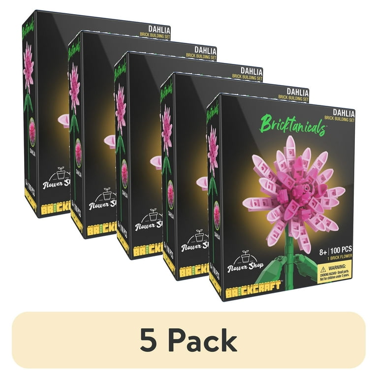 Brickcraft Dahlia Building Kit - 100-Piece Set - Flower - Walmart.com