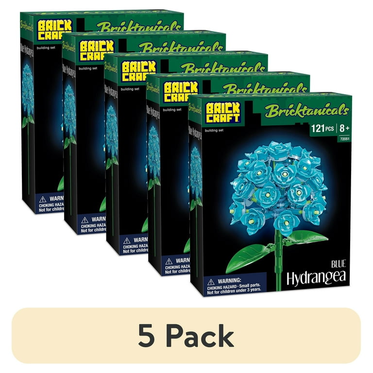 Brickcraft Hydrangea Building Kit - Artificial Flower - Walmart.com