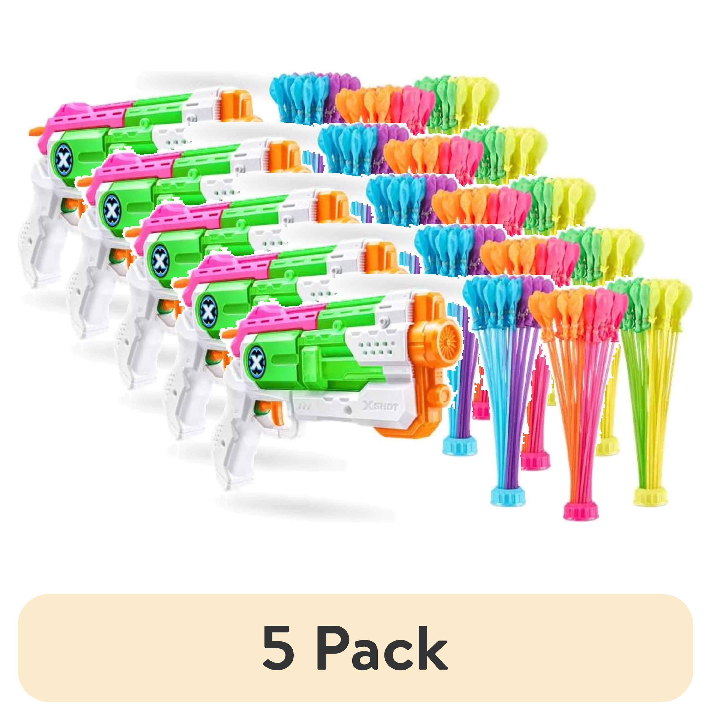 (5 pack) Bunch O Balloons Micro Fast-Fill and Tropical Party Combo by ZURU