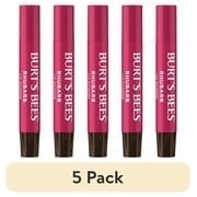 (5 pack) Burts Bees Lip Shimmer Rhubarb, 1 Tube, 0.09 Oz.