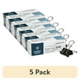 thumbnail image 1 of (5 pack) Business Source, BSN36550, Fold-back Binder Clips, 12 / Dozen, Black, 1 of 7