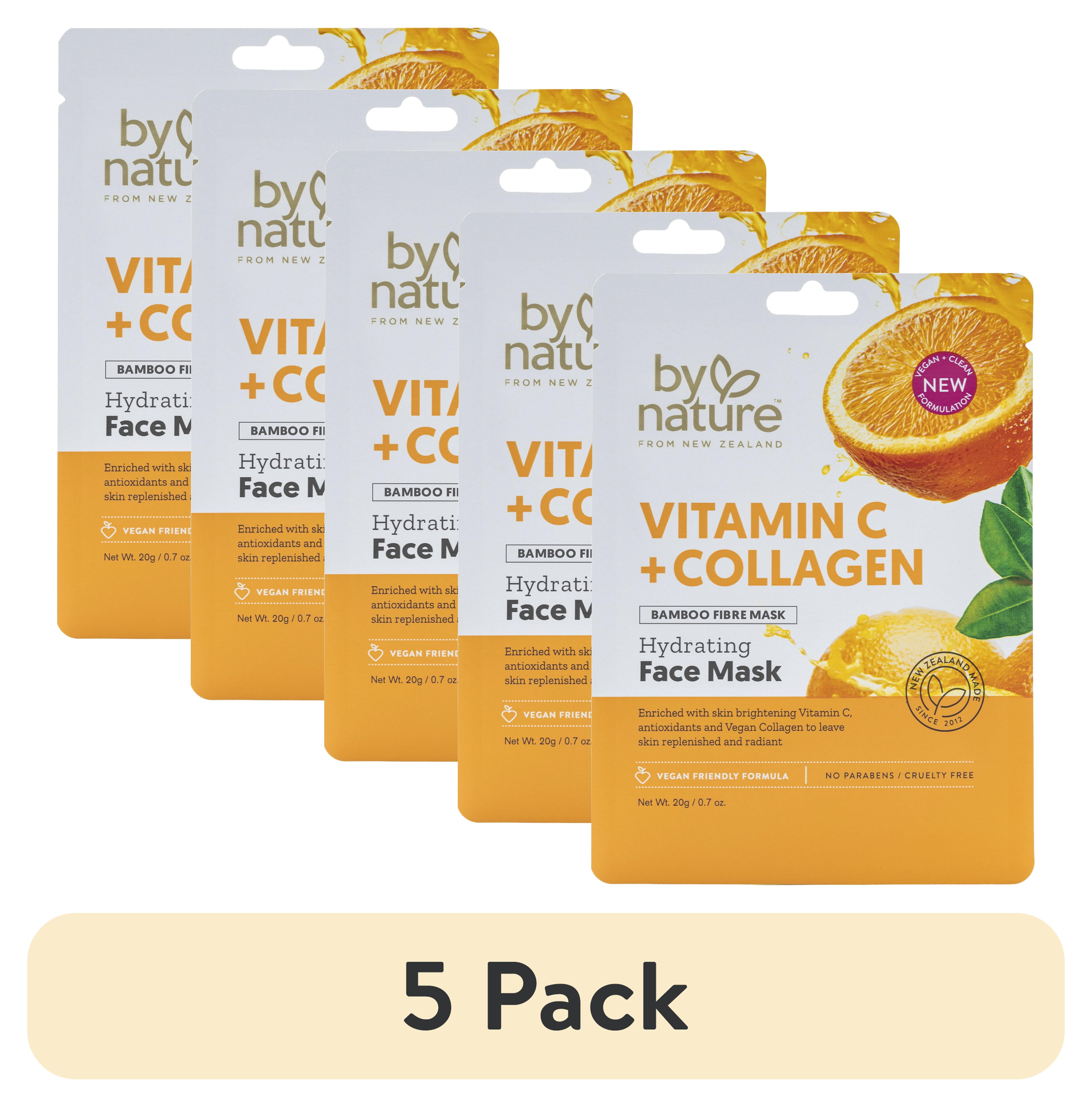 Natures for Cinque Power Mask 個セット 5 pack) By Nature Skincare from New Zealand Vitamin C and Collagen
