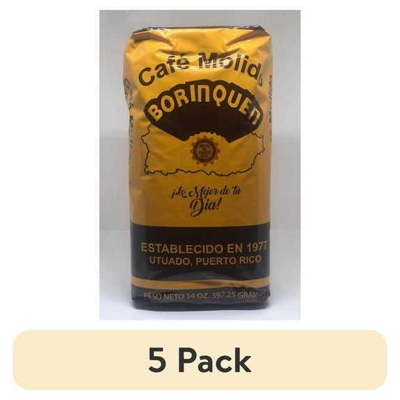(5 pack) Café Borinquen 14 Oz