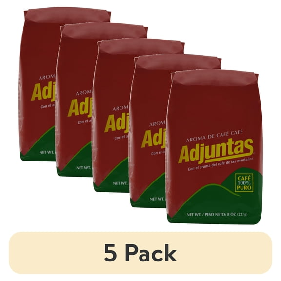 Cafe Adjuntas - Dark Roast Puerto Rican Ground Coffee 8 oz Bag