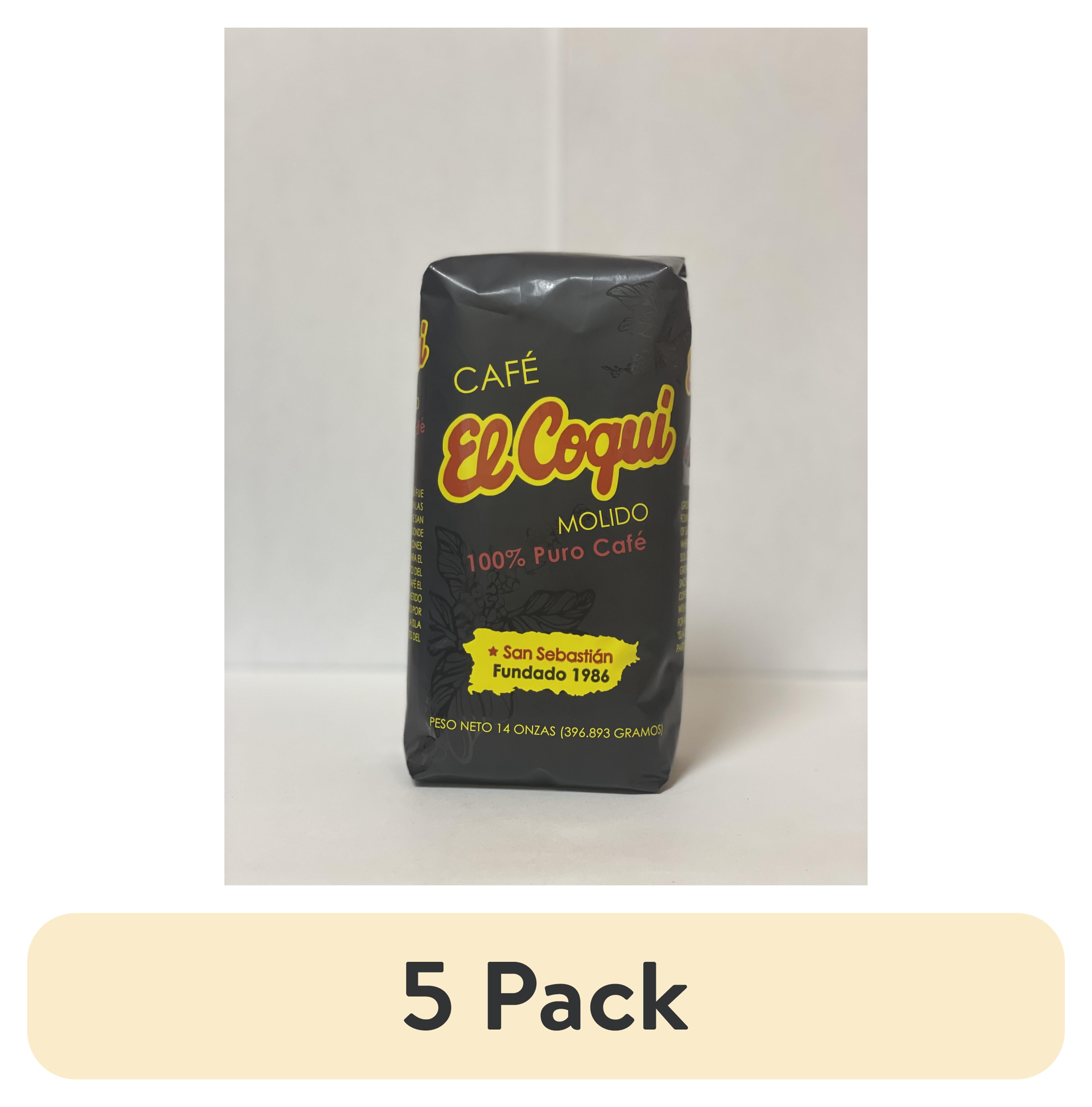 Cafe B Coqui (5 Pack) Cafe El Coqui Molido Coffee 14 Ounce Bag