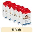 thumbnail image 1 of (5 pack) Canon KP-108IN Color Ink Paper includes 108 Ink Paper sheets + Ink toners for Canon Selphy CP1300, Selphy CP1200, Selphy CP910, Selphy CP900, cp770 & cp760 + Ultra fine HeroFiber cleaning Cloth, 1 of 6