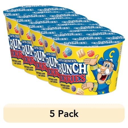 (5 pack) Cap'n Crunch Berries On the Go Cup 1.3OZ