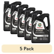 5 pack Castrol EDGE 0W-20 Advanced Full Synthetic Motor Oil, 5 Quarts