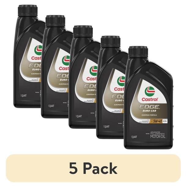 Castrol EDGE 5W-40 4Q - Motor lubricant for service - Walmart