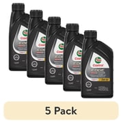 5 pack Castrol EDGE High Mileage 5W-30 Advanced Full Synthetic Motor Oil, 1 Quart