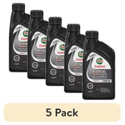 5 pack Castrol Edge High Mileage 0W-20 Advanced Full Synthetic Motor Oil, 1 Quart