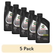 5 pack Castrol Edge High Mileage 10W-30 Advanced Full Synthetic Motor Oil, 1 Quart RFID